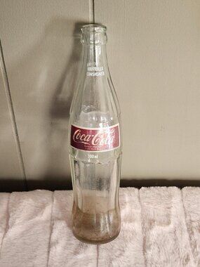 VINTAGE 1970s Canadian Bilingual Coca-Cola / Coke 300ml Glass Contour Bottle